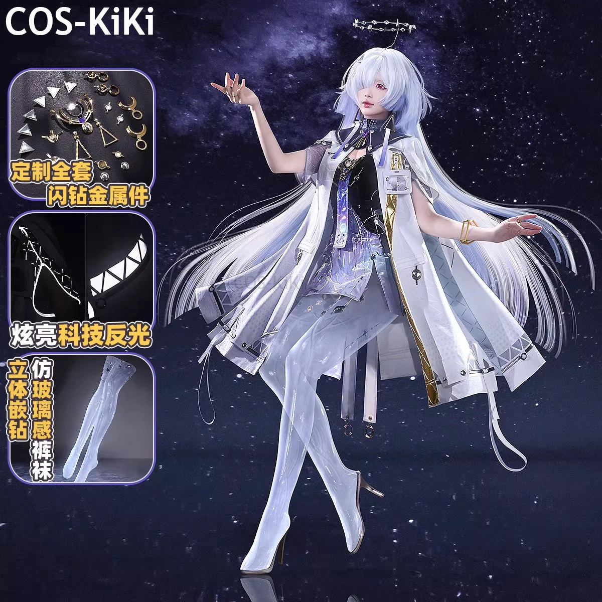 COS-KiKi Wuthering Waves Mornye Game Suit Elegant Dress Uniform Cosplay Costume Halloween Carnival Party Role Play Outfit Women
COS-KiKi Wuthering Waves Mornye Game Suit Elegant Dress Uniform Cosplay Costume Halloween Carnival Party Role Play Outfit Women