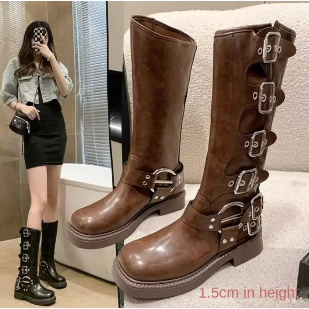 Autumn and Winter Vintage Summer Thin Western Cowboy Boot Medium Heel Boots Leather Boots Cavalry Boots
Autumn and Winter Vintage Summer Thin Western Cowboy Boot Medium Heel Boots Leather Boots Cavalry Boots