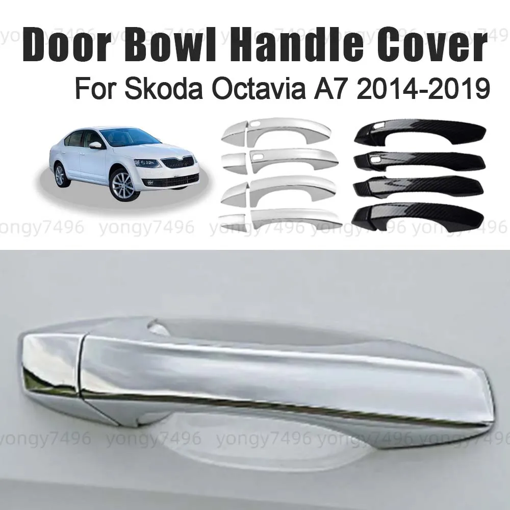Car Upgrade Carbon Fiber Chrome Silver Door Bowl Handle Cover For Skoda Octavia A7 2014 2015 2016 2017 2018 2019 Accessories
Car Upgrade Carbon Fiber Chrome Silver Door Bowl Handle Cover For Skoda Octavia A7 2014 2015 2016 2017 2018 2019 Accessories