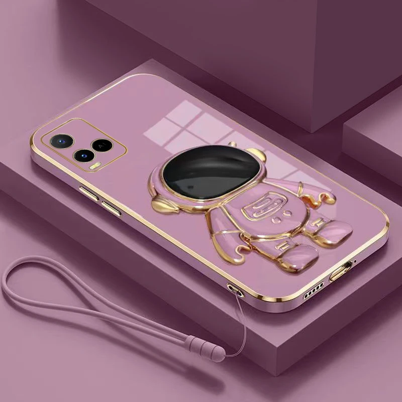 Luxury Astronaut Lanyard Holder Phone Case For vivo V21 Y20 Y20S Y21 Y22 Y22S Y35 Y51 Y73 Y76 V20 V23 V23Pro V25 V27E V29E Cover 
Luxury Astronaut Lanyard Holder Phone Case For vivo V21 Y20 Y20S Y21 Y22 Y22S Y35 Y51 Y73 Y76 V20 V23 V23Pro V25 V27E V29E Cover