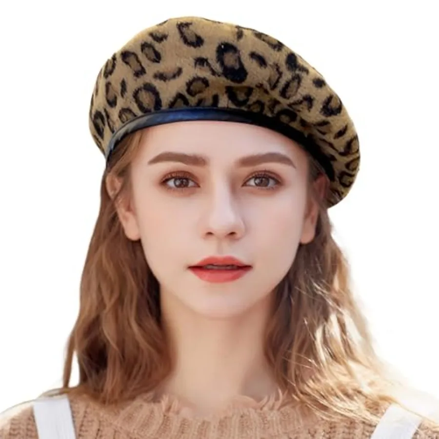 Women Beret Hat PU Leather Beret French Black Beret Artist Beret Cap
Women Beret Hat PU Leather Beret French Black Beret Artist Beret Cap