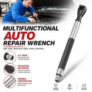 2 IN 1 Ratchet Wrench Automatic Extension Wrench, Multi-function Wrench, Electric Extension Wrench Hand Tools
2 IN 1 Ratchet Wrench Automatic Extension Wrench, Multi-function Wrench, Electric Extension Wrench Hand Tools