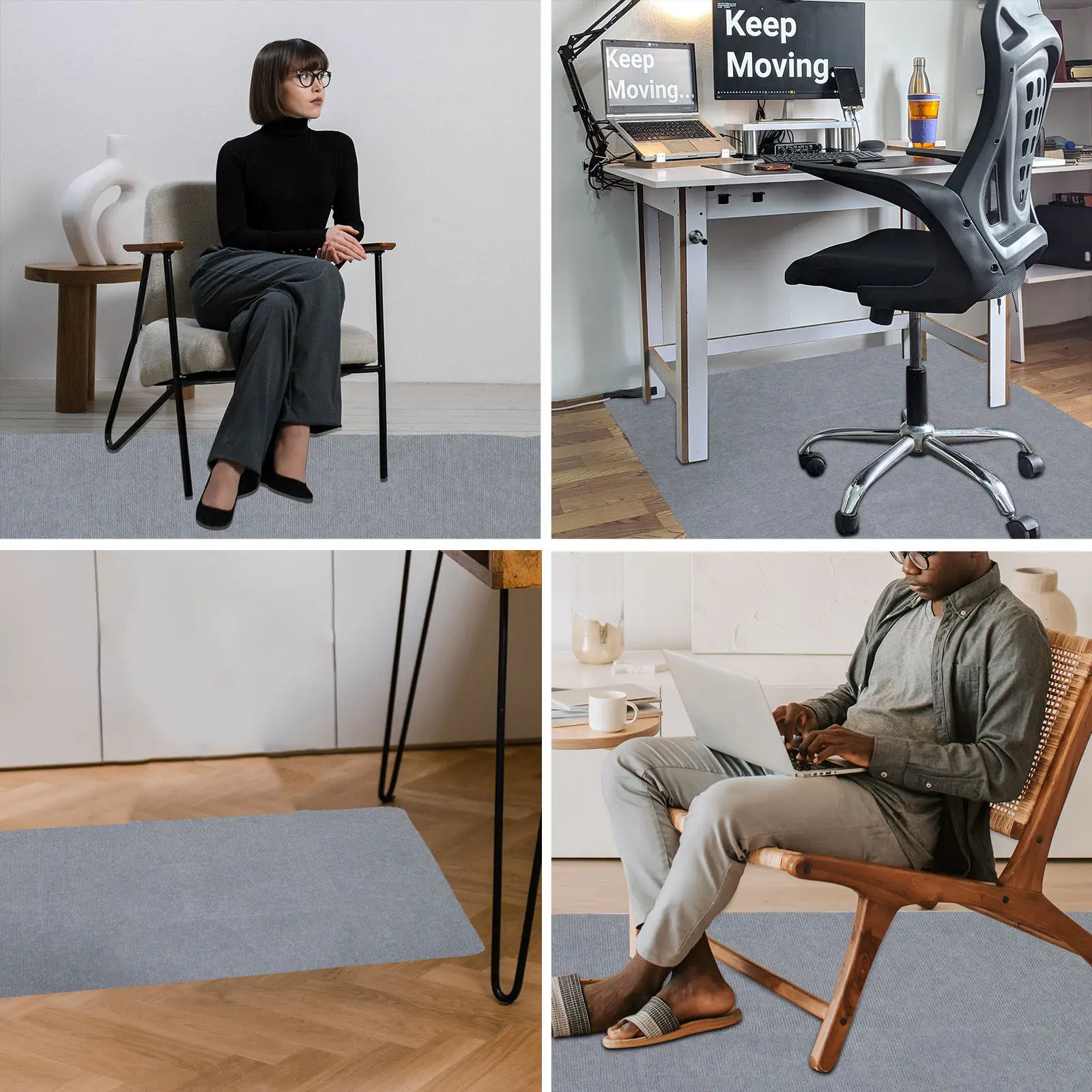 Extra Soft Pressure-Dispensing Office Chair Mat Floor Protector for Desk Entrance Kitchen Bathroom Non-Slip Ground Mat Polyester
Extra Soft Pressure-Dispensing Office Chair Mat Floor Protector for Desk Entrance Kitchen Bathroom Non-Slip Ground Mat Polyester