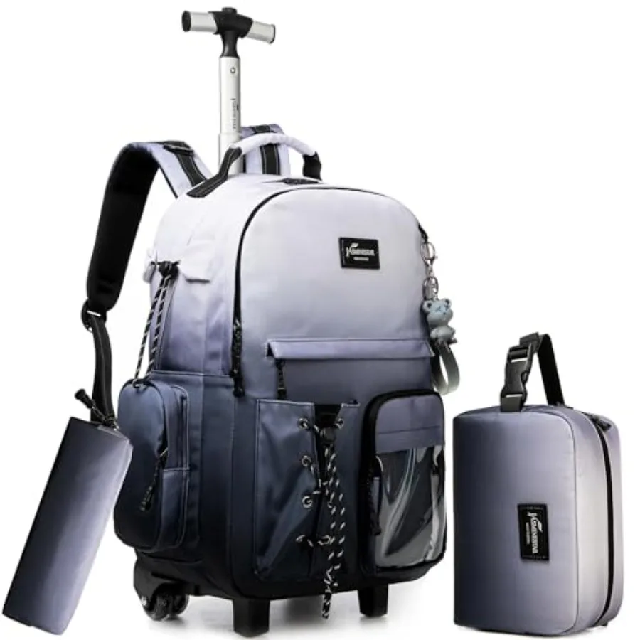 Rolling Backpack for School Backpack with Wheels for Teens Carry On Luggage with Wheels Backpacks for Teens Girls Boys Backpack
Rolling Backpack for School Backpack with Wheels for Teens Carry On Luggage with Wheels Backpacks for Teens Girls Boys Backpack