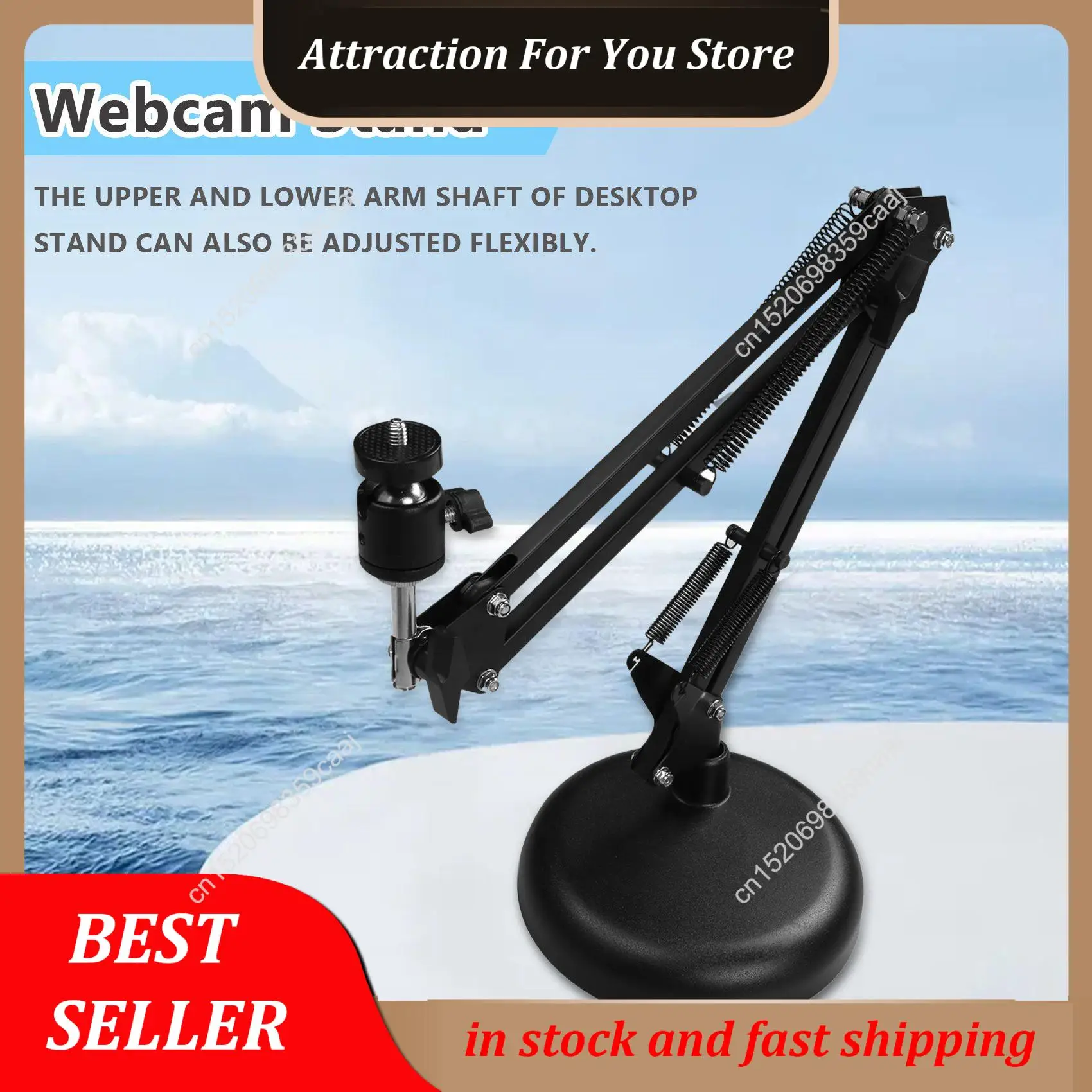 Hot Selling Webcam Stand For Desktop Suspension Boom Scissor Arm Stand With Upgraded Round Base,For Logitech Webcam
Hot Selling Webcam Stand For Desktop Suspension Boom Scissor Arm Stand With Upgraded Round Base,For Logitech Webcam