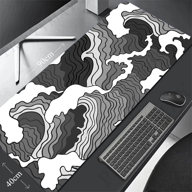 Original Mouse Pad Wave Gaming Mousepad 400x900cm Large Keyboard Mats Gamer Desk Mat Company Desk Pad For Gift Mousepads
Original Mouse Pad Wave Gaming Mousepad 400x900cm Large Keyboard Mats Gamer Desk Mat Company Desk Pad For Gift Mousepads