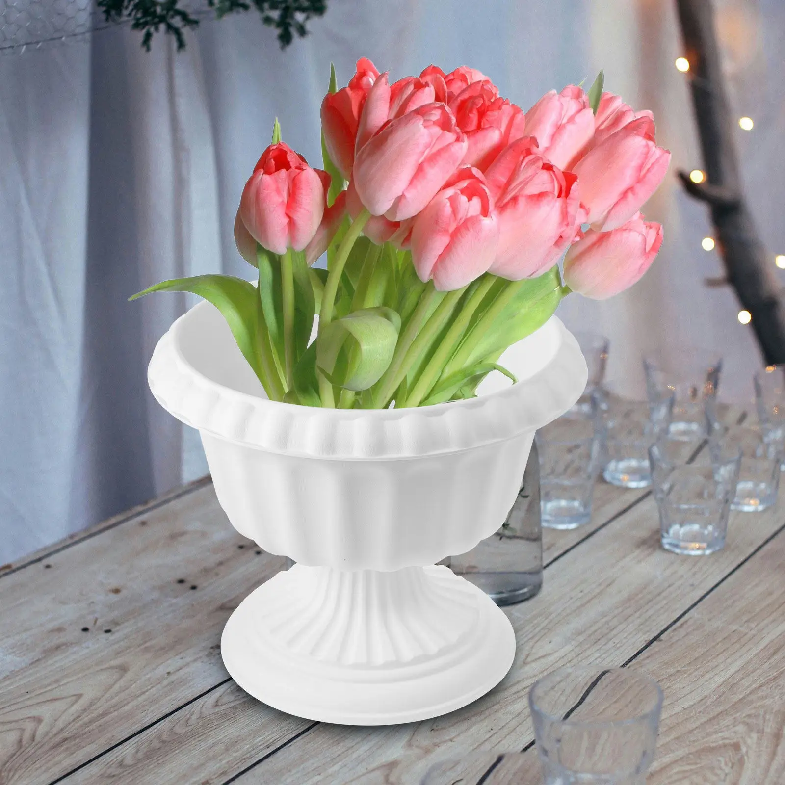 Retro Roman Flower Pot Plastic Planter European Style Decorative Container for Wedding Succulents Balcony Porch Garden Pathway
Retro Roman Flower Pot Plastic Planter European Style Decorative Container for Wedding Succulents Balcony Porch Garden Pathway