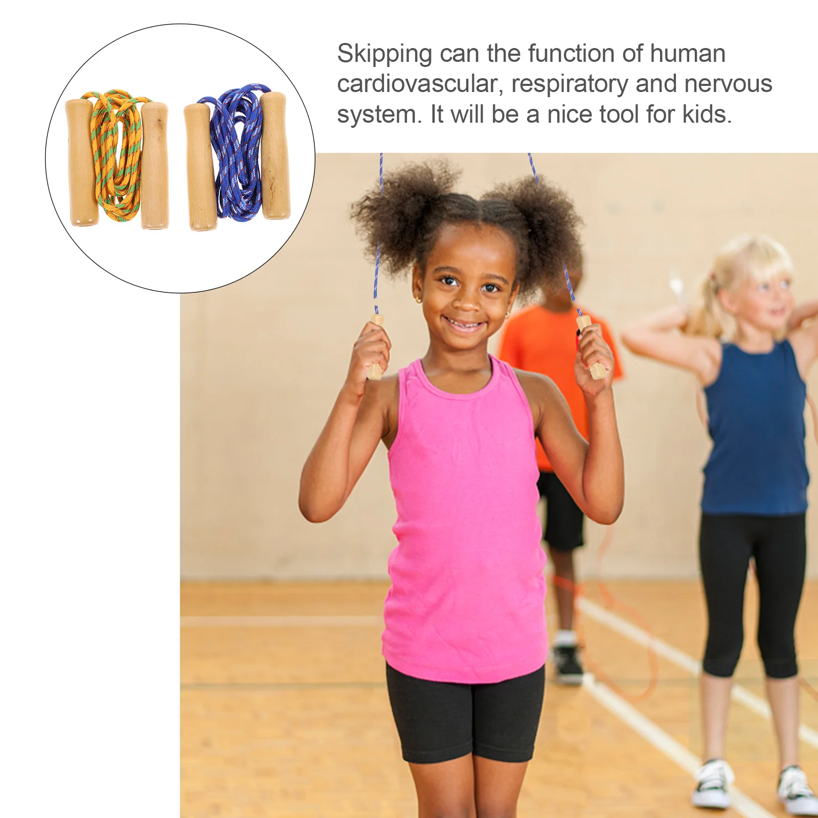 2Pcs Wood Handle Skipping Rope 25 Meters Jump Rope Lightweight Exercise Training Sports Fitness for Health
2Pcs Wood Handle Skipping Rope 25 Meters Jump Rope Lightweight Exercise Training Sports Fitness for Health