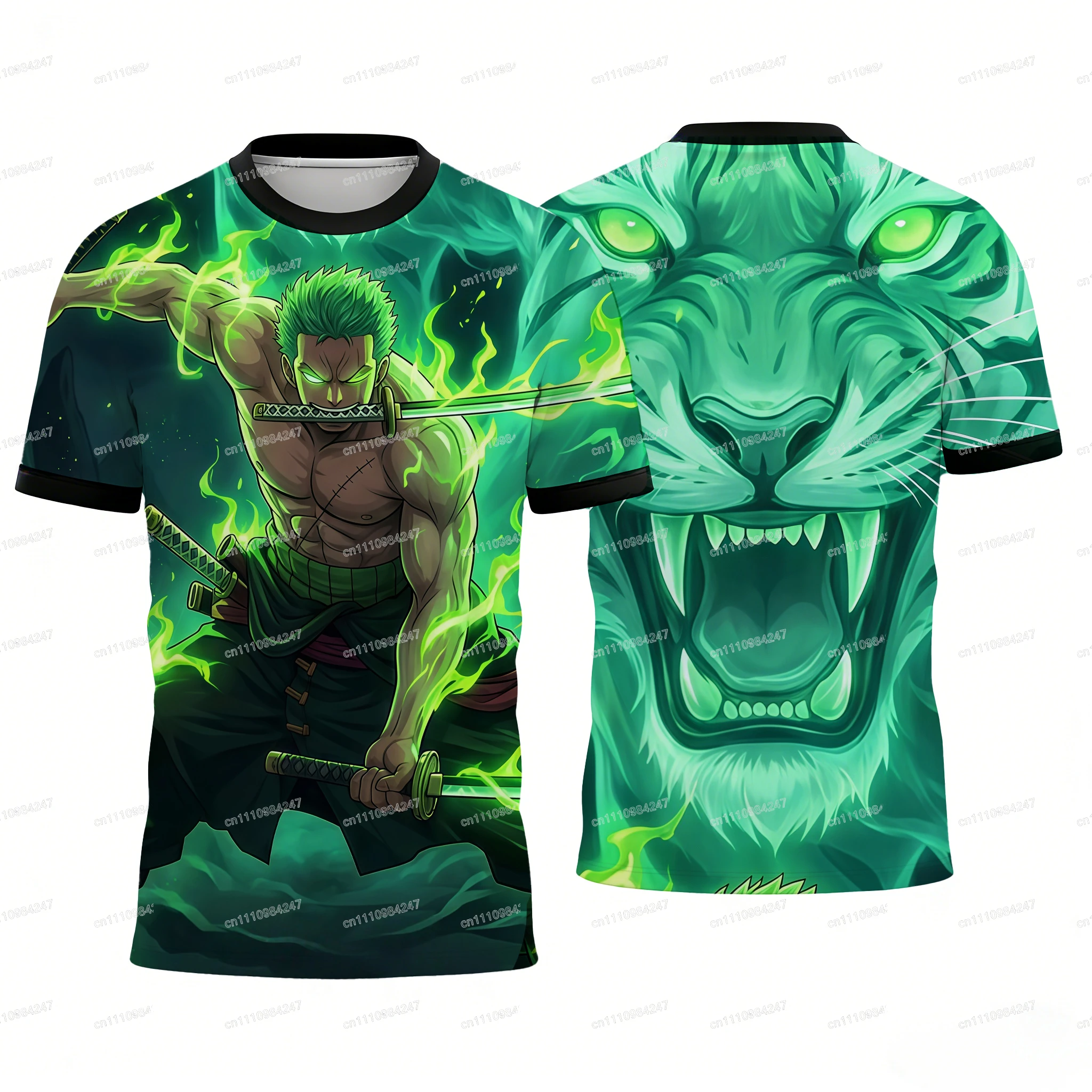 2026 Hot Sale One Piece Roronoa Zoro Tiger 3D Print Anime Graphic T-Shirt Unisex Harajuku Streetwear Short Sleeve Top Anime Fans
2026 Hot Sale One Piece Roronoa Zoro Tiger 3D Print Anime Graphic T-Shirt Unisex Harajuku Streetwear Short Sleeve Top Anime Fans