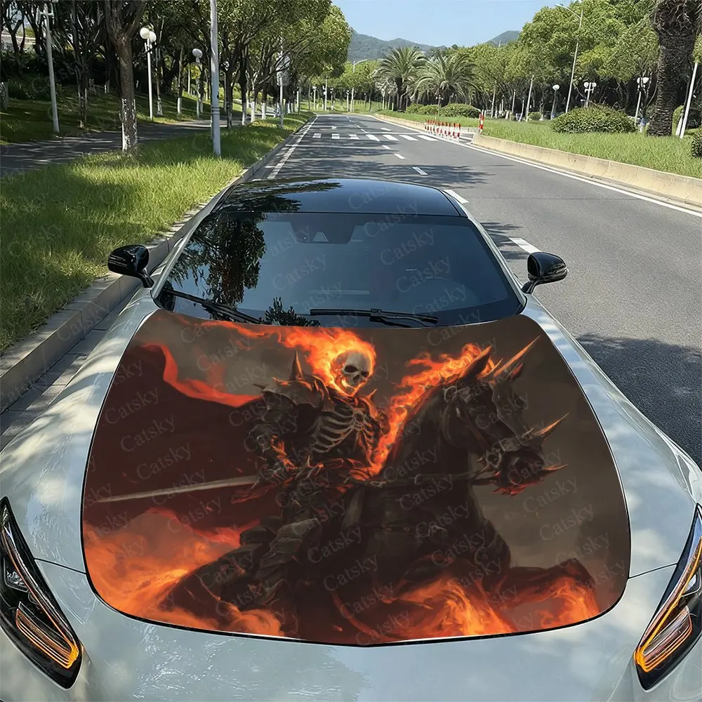 Flame Demon Knight Car Hood Decal Sticker, Durable Car Vinyl Wraps Suitable For Most Vehicles, Car Engine Hood Protective Film G
Flame Demon Knight Car Hood Decal Sticker, Durable Car Vinyl Wraps Suitable For Most Vehicles, Car Engine Hood Protective Film G