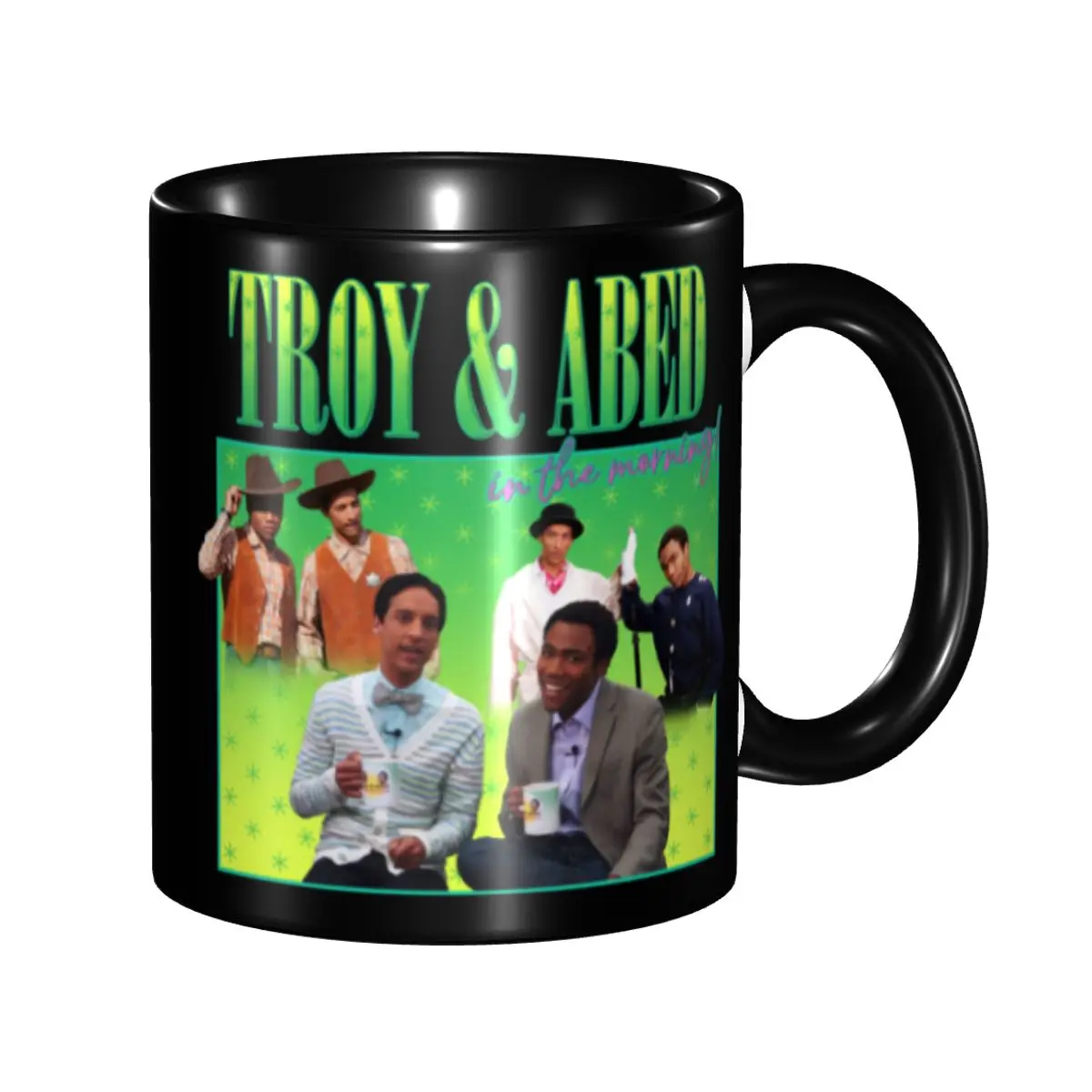 Customized Troy Abed In The Morning Homage Coffee Mug DIY Ceramic Tea Milk Cup
Customized Troy Abed In The Morning Homage Coffee Mug DIY Ceramic Tea Milk Cup