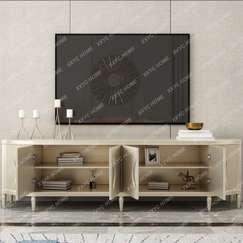 light luxury TV cabinet living room solid wood video cabinet simple
light luxury TV cabinet living room solid wood video cabinet simple