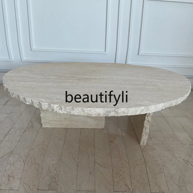 Broken effect Nordic modern model room living room coffee table wabi-sabi table
Broken effect Nordic modern model room living room coffee table wabi-sabi table