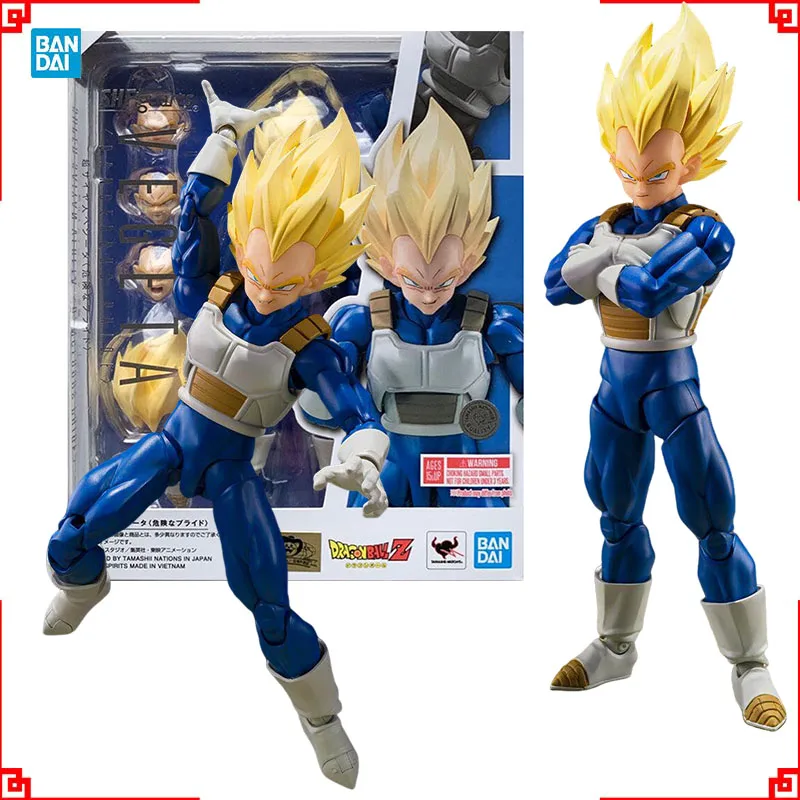 Bandai Dragon Ball Action Figure SHF Saiyan Vegeta Dangerous Pride High Poseability Collectibles Model Anime Figures Toys Gift
Bandai Dragon Ball Action Figure SHF Saiyan Vegeta Dangerous Pride High Poseability Collectibles Model Anime Figures Toys Gift