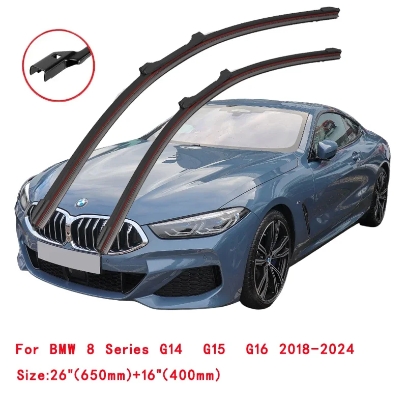 For BMW 8 Series M8 M850I G14 G15 G16 2018 2019 2020 2021 2022 2023 Red Car Wipers Double Rubber Windshield Wiper Blade
For BMW 8 Series M8 M850I G14 G15 G16 2018 2019 2020 2021 2022 2023 Red Car Wipers Double Rubber Windshield Wiper Blade