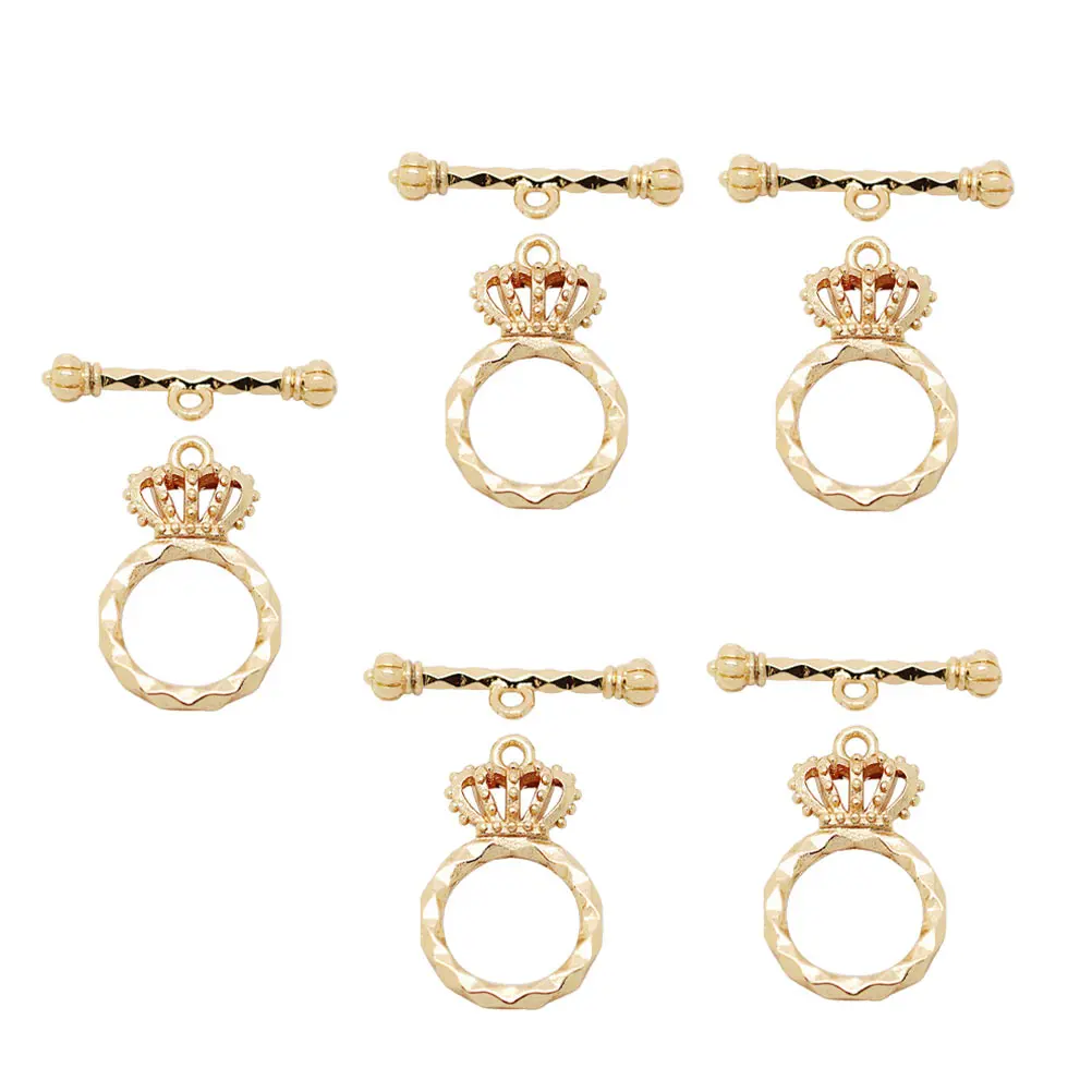 5Sets Metal Jewelry Clasps TBar OTBuckles Necklace Bracelet Anklet DIYFindings GoldColor Durable Metal Accessories
5Sets Metal Jewelry Clasps TBar OTBuckles Necklace Bracelet Anklet DIYFindings GoldColor Durable Metal Accessories