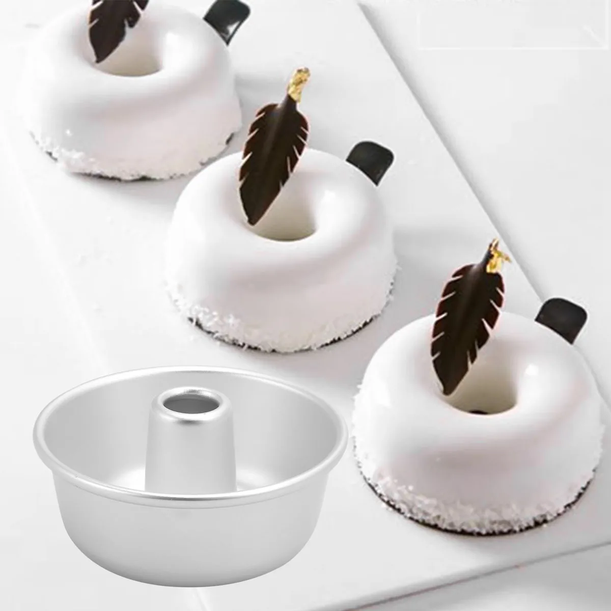 Donut Mold Non-Stick Aluminum Alloy Round Cake Pan For Mousse Dessert Baking Metal Bakeware Supplies Kitchen Bar Tools
Donut Mold Non-Stick Aluminum Alloy Round Cake Pan For Mousse Dessert Baking Metal Bakeware Supplies Kitchen Bar Tools