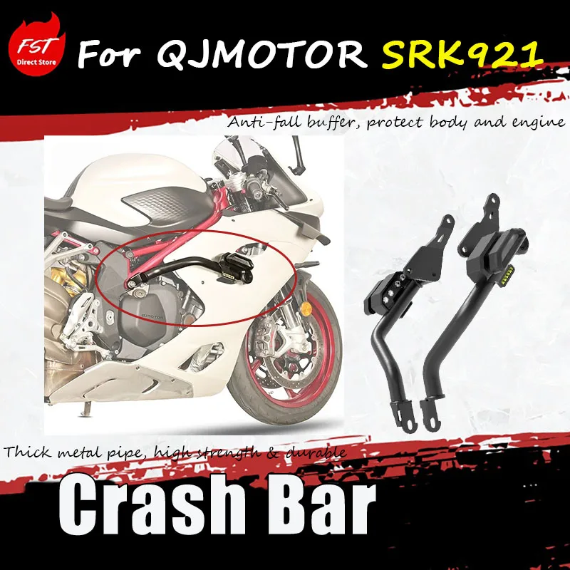 For QJMOTOR SRK921, modification accessories: protective guard, anti-drop ball bumper, motorcycle racing handlebar
For QJMOTOR SRK921, modification accessories: protective guard, anti-drop ball bumper, motorcycle racing handlebar