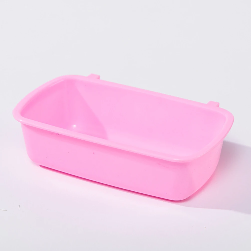 6 Pcs Pet Food Box Hanging Feeder Bowl for Hamster Chinchilla Small Animal PP Material Water Dish Blue Pink Color
6 Pcs Pet Food Box Hanging Feeder Bowl for Hamster Chinchilla Small Animal PP Material Water Dish Blue Pink Color
