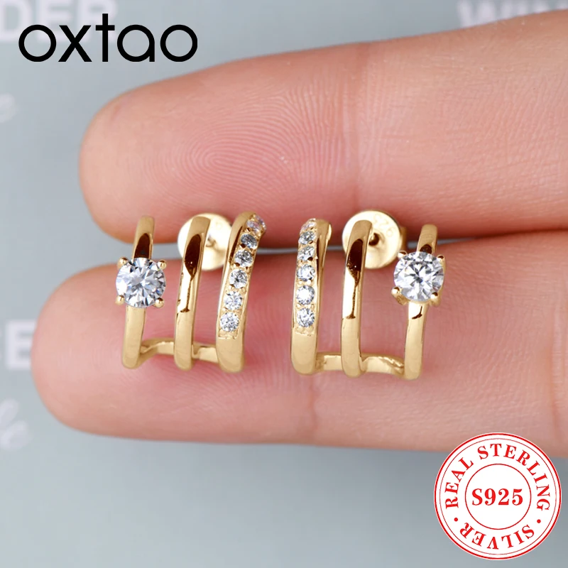 OXTAO круглые серьги-кольца из муассанита, модные полуоткрытые манжеты, настоящее серебро 925, серьги-гвоздики для пирсинга, ювелирные изделия, подарок для женщин
OXTAO круглые серьги-кольца из муассанита, модные полуоткрытые манжеты, настоящее серебро 925, серьги-гвоздики для пирсинга, ювелирные изделия, подарок для женщин
