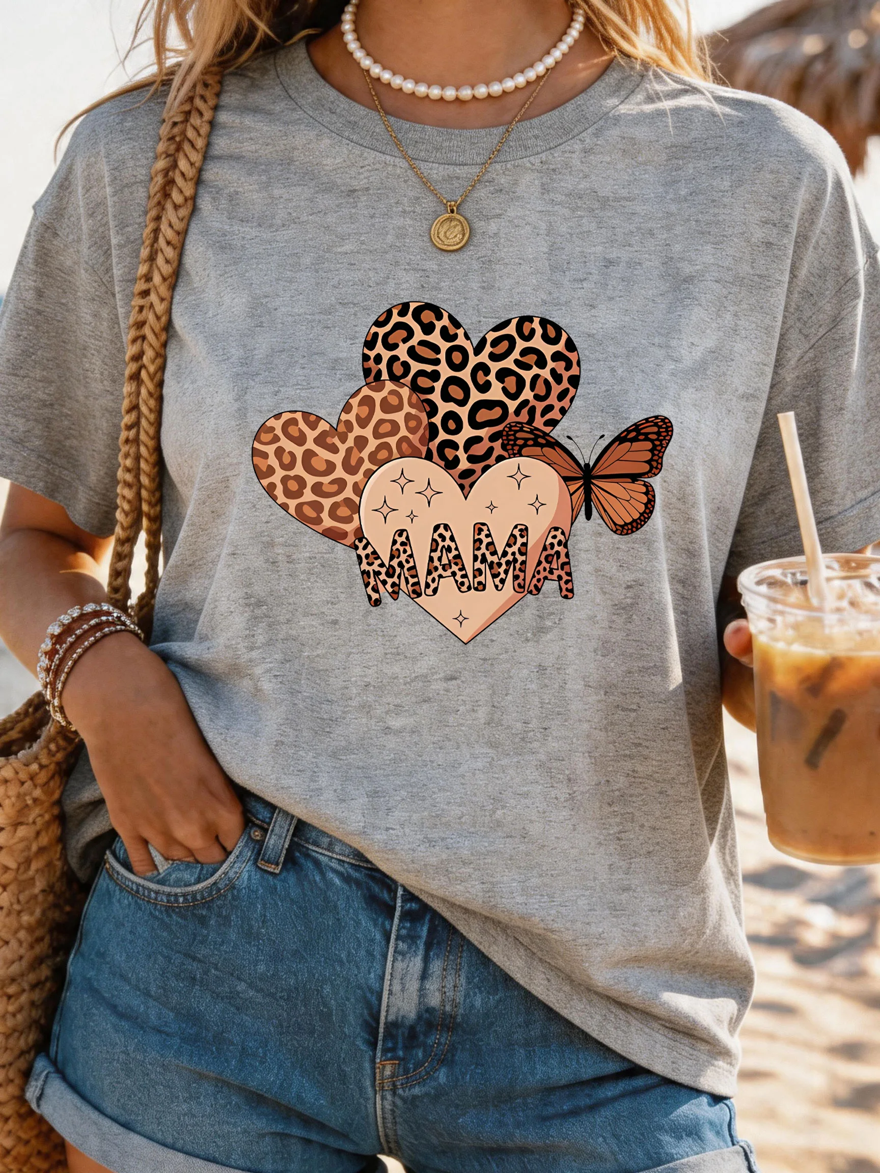 Women's Large Size Printed round Neck Short Sleeve T-shirt 1-7XL Comfortable Casual Top in European Style
Women's Large Size Printed round Neck Short Sleeve T-shirt 1-7XL Comfortable Casual Top in European Style