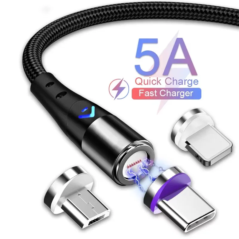 5A Magnetic USB C Cable Super Fast Charging Micro USB Type C For iPhone 13 Samsung Xiaomi Huawei P30 Android Charging Data Cable
5A Magnetic USB C Cable Super Fast Charging Micro USB Type C For iPhone 13 Samsung Xiaomi Huawei P30 Android Charging Data Cable