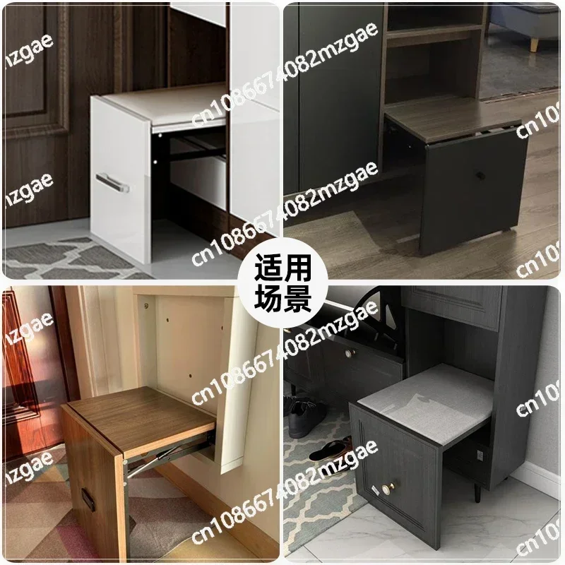 Wall Hardware Connection Accessories Two-way Buffer Down Turn Inlaid Entrance Shoe Cabinet Foldable Shoe Change Stool Chair Wall
Wall Hardware Connection Accessories Two-way Buffer Down Turn Inlaid Entrance Shoe Cabinet Foldable Shoe Change Stool Chair Wall