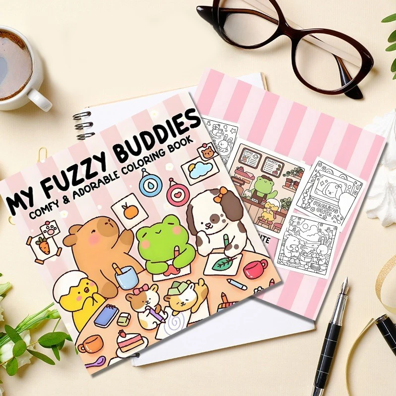 Книжка-раскраска My Fuzzy Buddies для взрослых и подростков, милые животные, жизненные истории, книга для рисования, художественные ремесла, принадлежности для рисования
Книжка-раскраска My Fuzzy Buddies для взрослых и подростков, милые животные, жизненные истории, книга для рисования, художественные ремесла, принадлежности для рисования