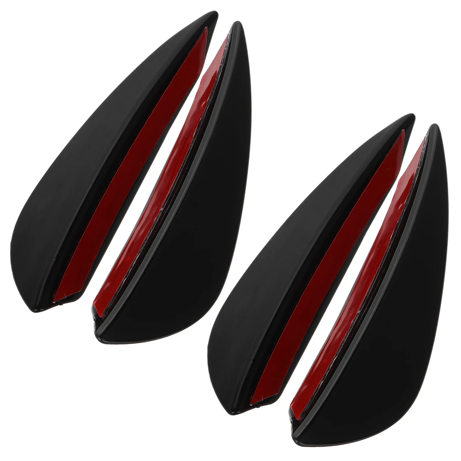 4Pcs Universal Car Front Bumper Fins Sporty Exterior Modification Aerodynamic Splitter Canards Front Spoiler Wing Carbon Fiber 
4Pcs Universal Car Front Bumper Fins Sporty Exterior Modification Aerodynamic Splitter Canards Front Spoiler Wing Carbon Fiber