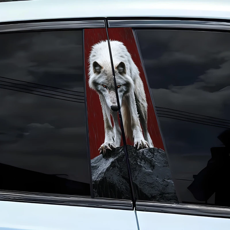 2pcs Blood Beast Animal Car Sticker In The Moonlight Car B-pillar Sticker Waterproof Car DIY Modified Car Door Pillar Stickers
2pcs Blood Beast Animal Car Sticker In The Moonlight Car B-pillar Sticker Waterproof Car DIY Modified Car Door Pillar Stickers