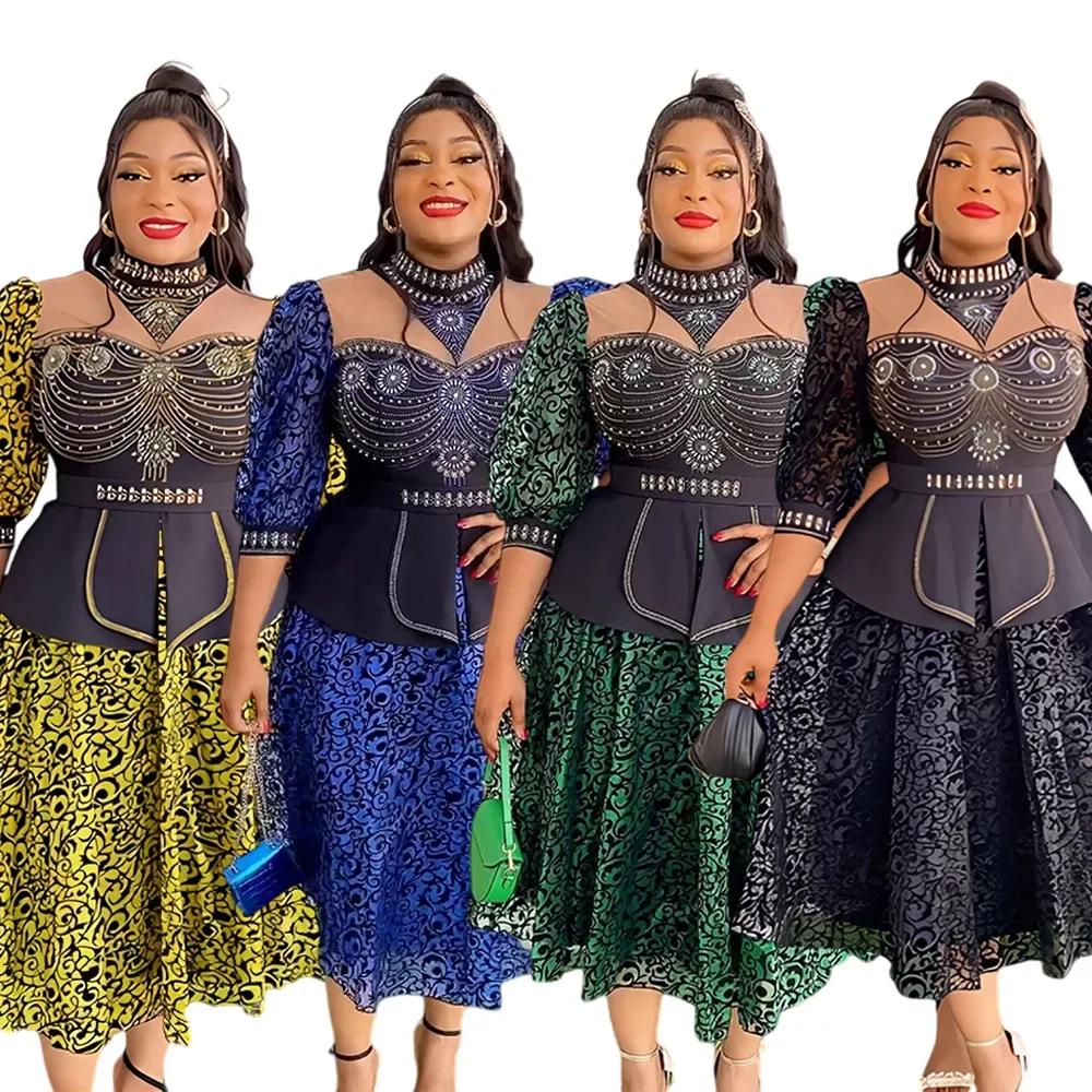 Customized Plus African Wedding Party Dresses for Women Dashiki Ankara Evening Gown Elegant Turkey Outfit Robe Africa Clothes
Customized Plus African Wedding Party Dresses for Women Dashiki Ankara Evening Gown Elegant Turkey Outfit Robe Africa Clothes