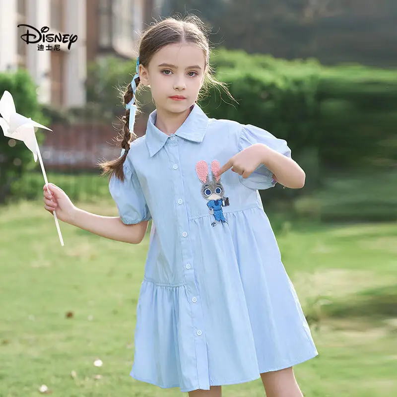 Disney Judy Hopps Dress Cute Girl Fashion 2026 Summer New Comfortable Soft Breathable Bunny Cop Princess Advanced Shirt Dress
Disney Judy Hopps Dress Cute Girl Fashion 2026 Summer New Comfortable Soft Breathable Bunny Cop Princess Advanced Shirt Dress