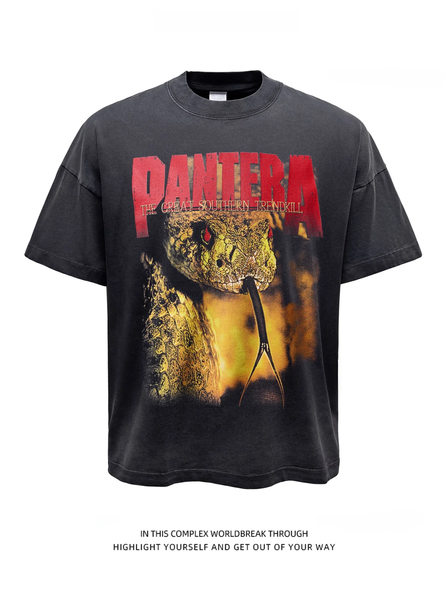 HotStone Heavy Metal Rock T-Shirt PANTERA Band Artwork Short Sleeve Cotton Casual Tee for Men And Women Street Style
HotStone Heavy Metal Rock T-Shirt PANTERA Band Artwork Short Sleeve Cotton Casual Tee for Men And Women Street Style