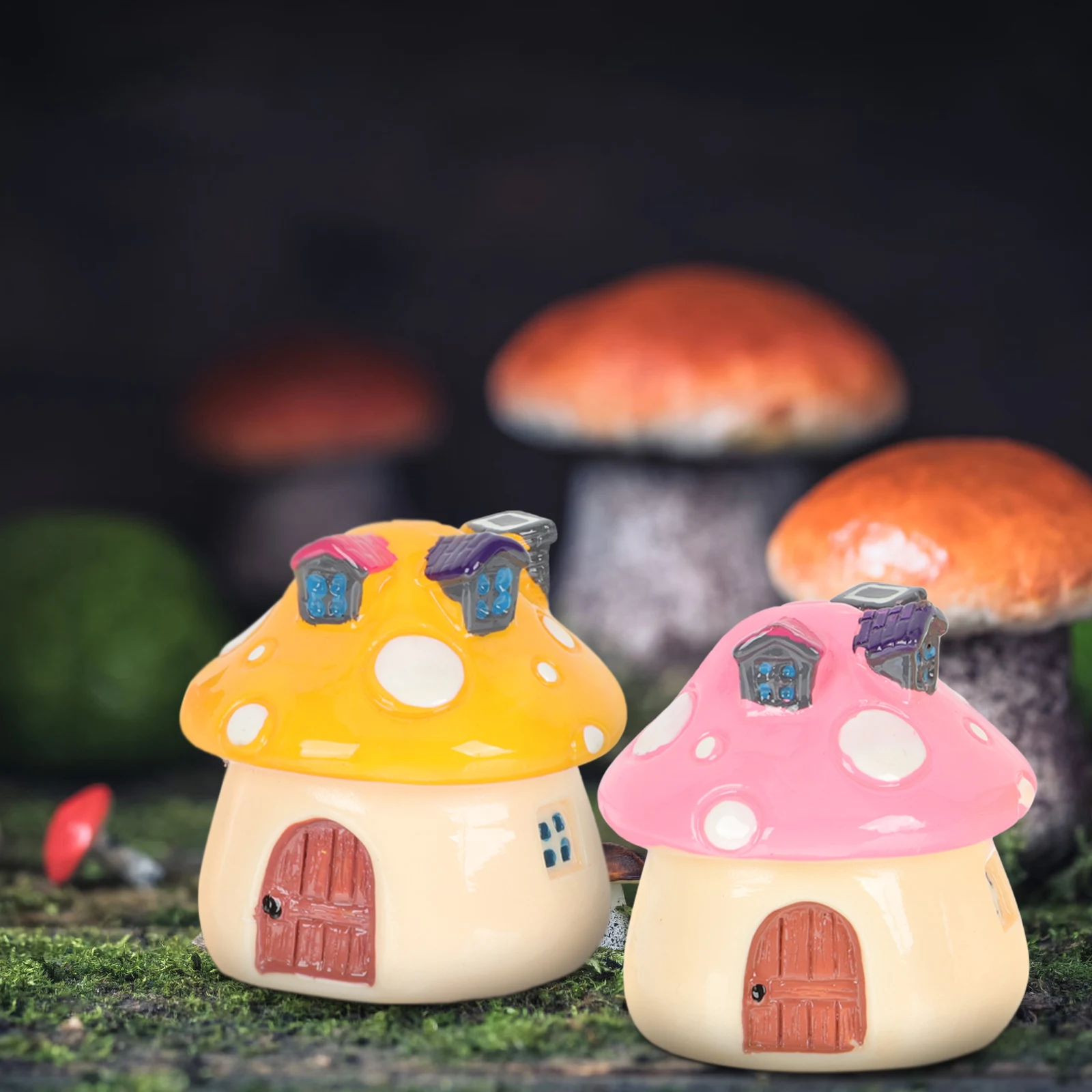 Mini Mushroom House Ornaments Fairy Garden Decor Lawn Landscape Accessories Bonsai Statue Tiny Figurines Gifts Kids
Mini Mushroom House Ornaments Fairy Garden Decor Lawn Landscape Accessories Bonsai Statue Tiny Figurines Gifts Kids