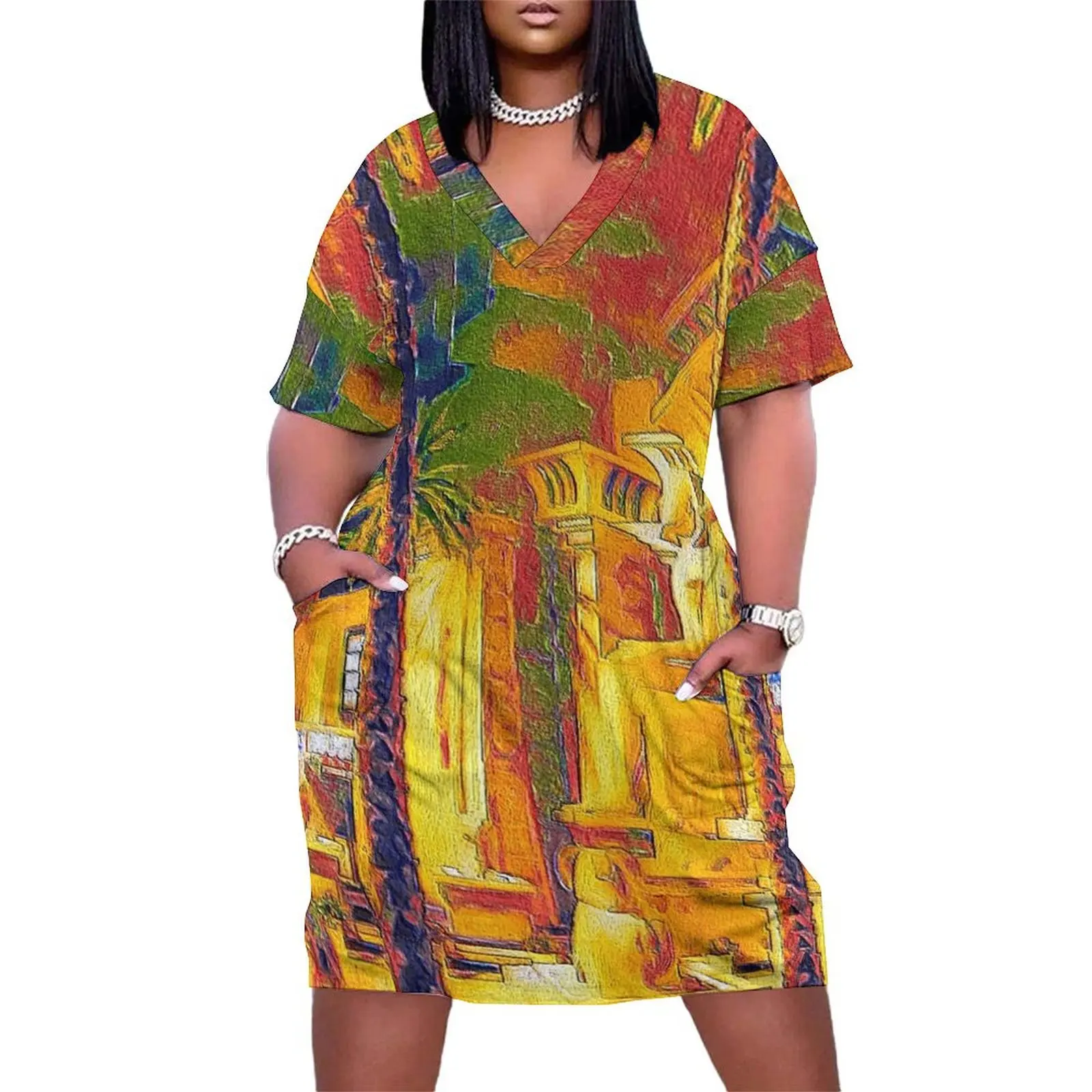 Luxor Hotel Las Vegas lobby - Colorful painting Loose Pocket Dress dresses for womens Summer dresses for women
Luxor Hotel Las Vegas lobby - Colorful painting Loose Pocket Dress dresses for womens Summer dresses for women