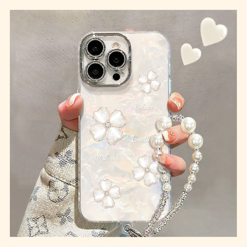 Light Luxury Four Leaf Clover Symphony Phone Case for IPhone 17/16 Precision Cut Design Anti Drop Protective Shell
Light Luxury Four Leaf Clover Symphony Phone Case for IPhone 17/16 Precision Cut Design Anti Drop Protective Shell