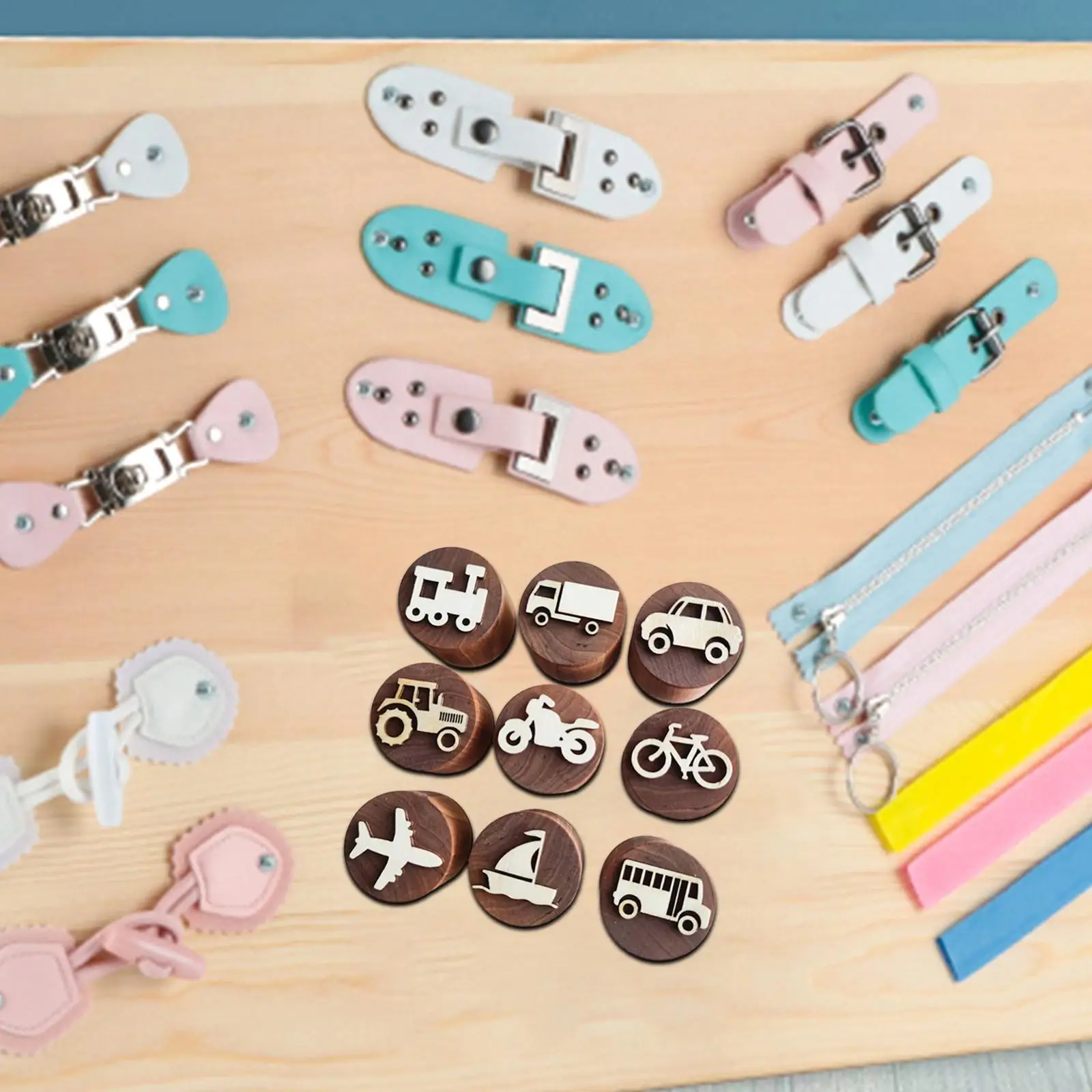 Montessori Busy Board DIY Material Educational Basic Skill for Children
Montessori Busy Board DIY Material Educational Basic Skill for Children