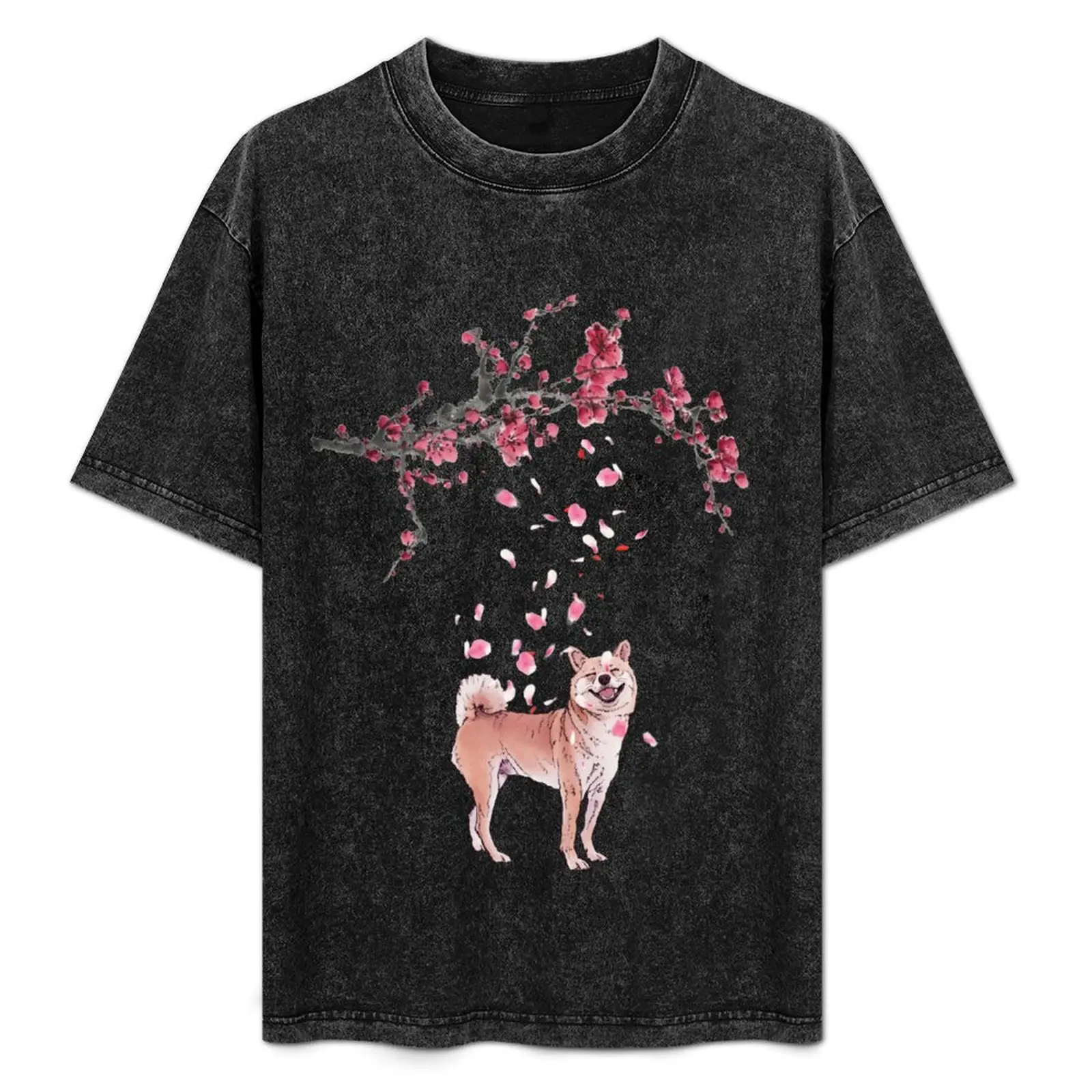 Shiba Inu Cherry Blossom Art T-Shirt Comfortable Daily Wear Tee
Shiba Inu Cherry Blossom Art T-Shirt Comfortable Daily Wear Tee