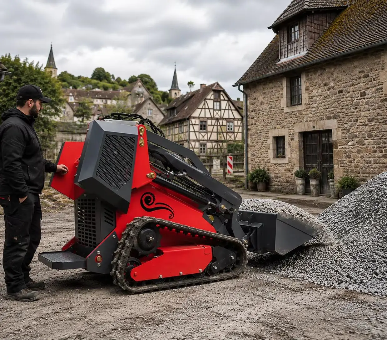 Custom Track Skid Steer Loader Hydraulic Compact Loader Machine CE Euro 5 for Construction
Custom Track Skid Steer Loader Hydraulic Compact Loader Machine CE Euro 5 for Construction