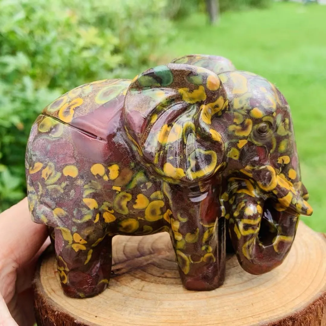 10CM Natural Azolite Elephant Carving Room Decoration Healing Crystal Animal Figurine Reiki Carved Stones Gift 1PCS
10CM Natural Azolite Elephant Carving Room Decoration Healing Crystal Animal Figurine Reiki Carved Stones Gift 1PCS