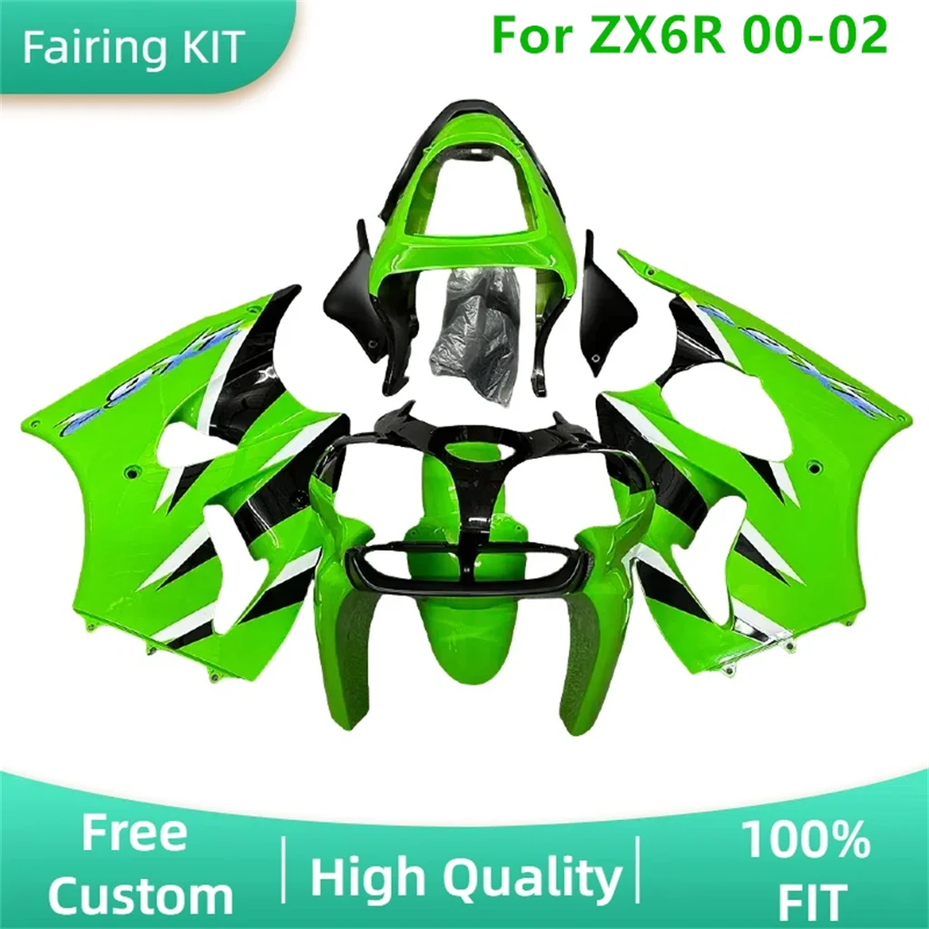 Fit for ZX 6R 00 01 02 Kawasaki ZX-6R 636 2000 2001 2002 ZX6R ABS Plastic Fairing Kit Road Racing Body Repair Aftermarket Parts
Fit for ZX 6R 00 01 02 Kawasaki ZX-6R 636 2000 2001 2002 ZX6R ABS Plastic Fairing Kit Road Racing Body Repair Aftermarket Parts