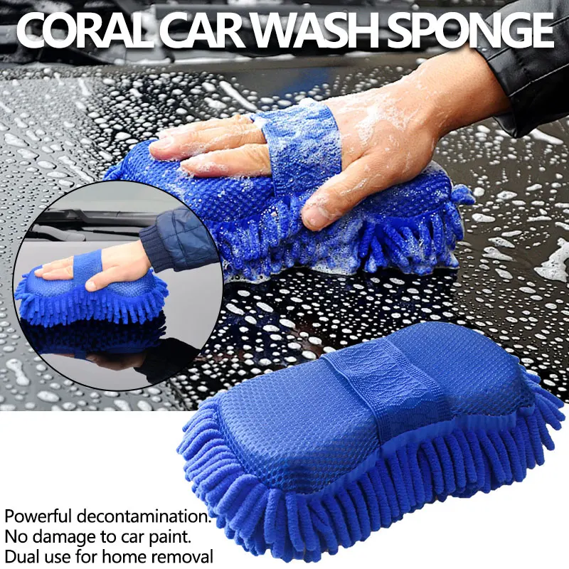 1/2PCS Car Wash Coral Sponge Automobile Cleaning Tool Blue Auto Body Gloves Care Styling Washing Supplies
1/2PCS Car Wash Coral Sponge Automobile Cleaning Tool Blue Auto Body Gloves Care Styling Washing Supplies