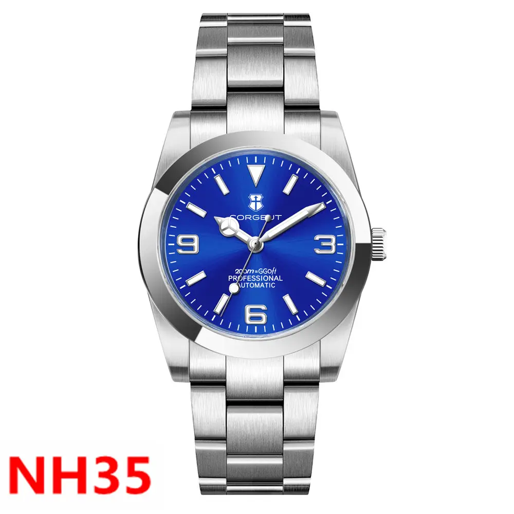 Luxury 36mm/39mm Corgeut Watch Men/women Mechanical Wristwatches Sapphire Glass Waterproof Dive Reloj NH35 Automatic Movement
Luxury 36mm/39mm Corgeut Watch Men/women Mechanical Wristwatches Sapphire Glass Waterproof Dive Reloj NH35 Automatic Movement
