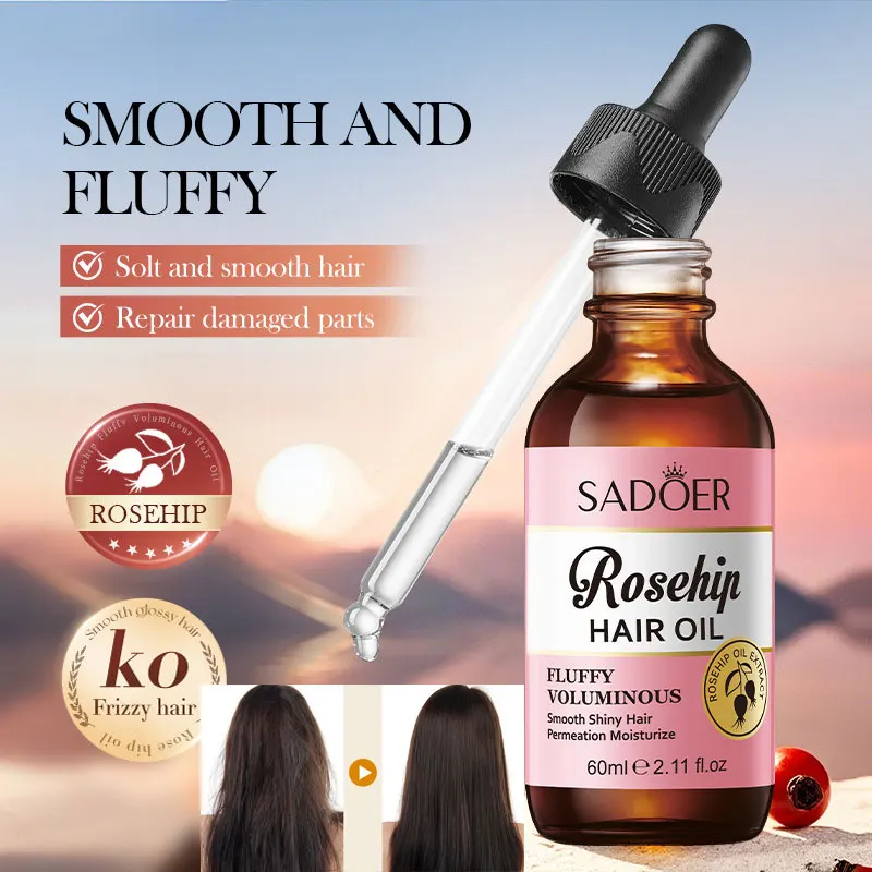 Серия для ухода за волосами SADOER Rosehip, способствующее росту волос, питает, укрепляет корни, снимает напряжение кожи головы, масло для густых волос с кисточкой
Серия для ухода за волосами SADOER Rosehip, способствующее росту волос, питает, укрепляет корни, снимает напряжение кожи головы, масло для густых волос с кисточкой