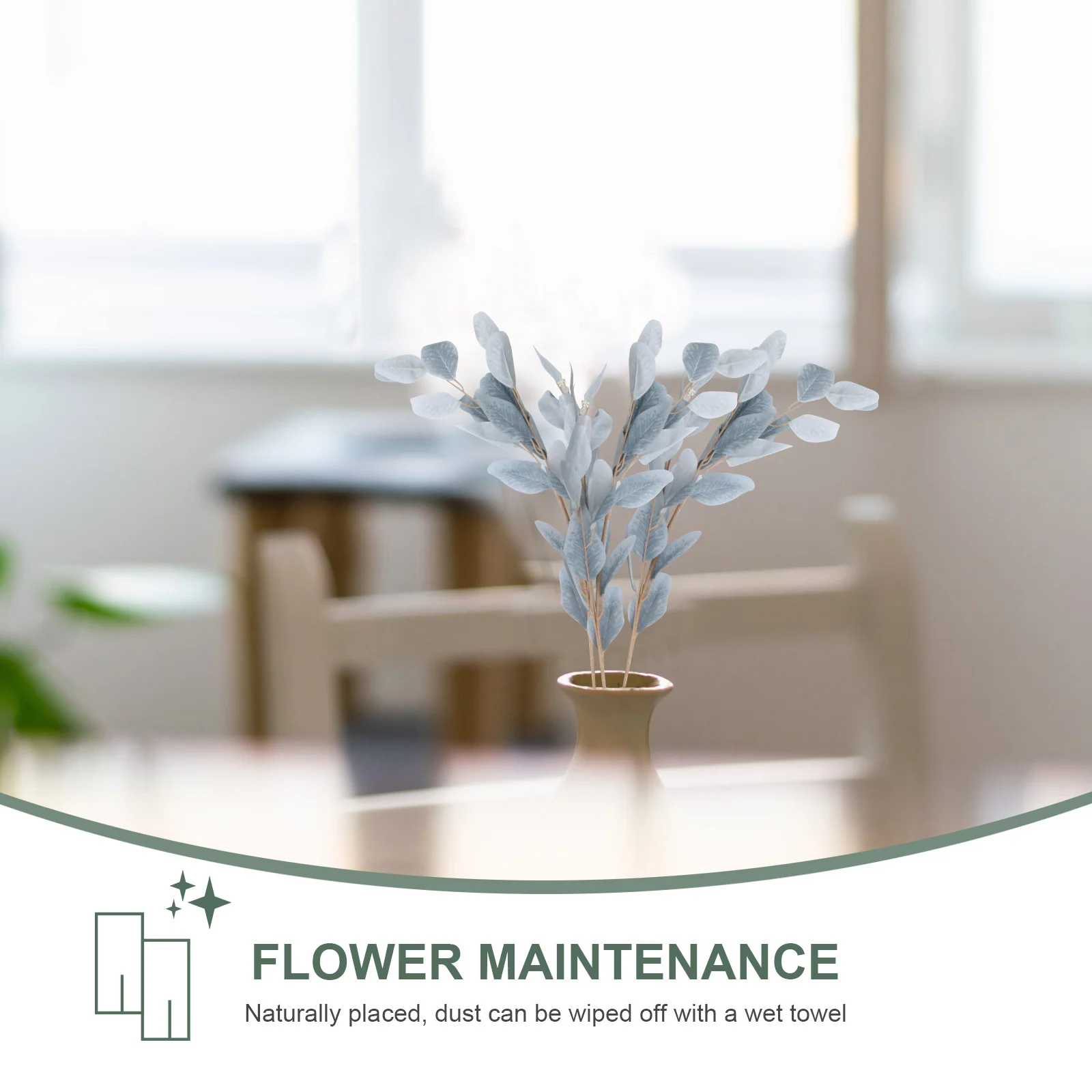 2Pcs Artificial Eucalyptus Leaf Branch Simulated Fake Bouquet Ornament for Events Holiday Functions Artificial Eucalyptus Leaf
2Pcs Artificial Eucalyptus Leaf Branch Simulated Fake Bouquet Ornament for Events Holiday Functions Artificial Eucalyptus Leaf