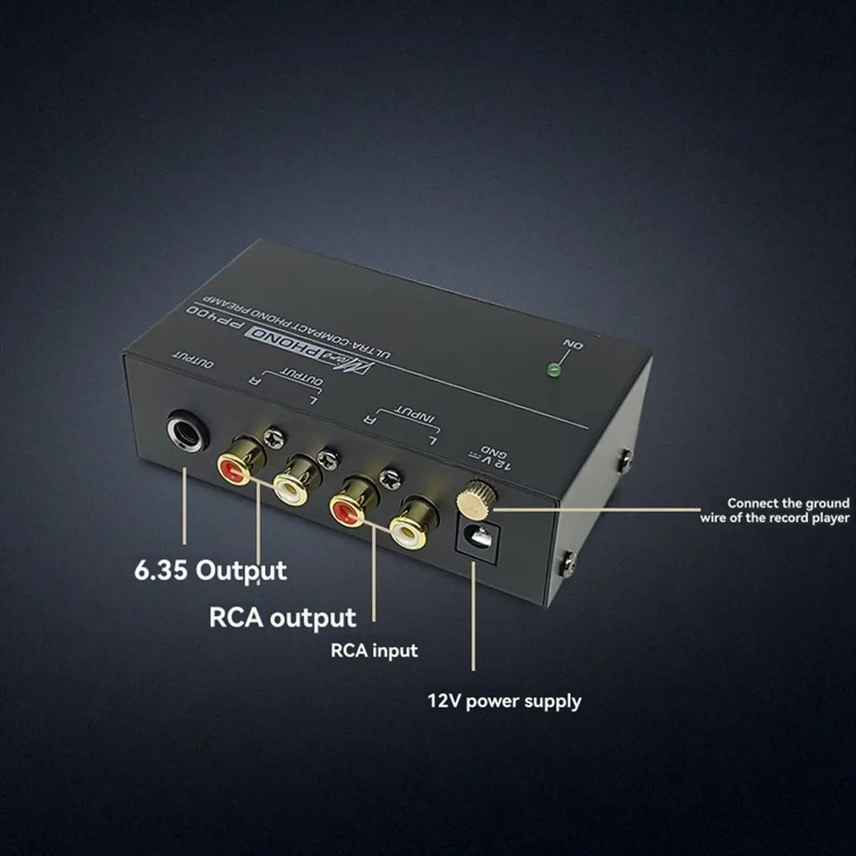 (A23G) PP400 Предусилитель Phono Preamp с регулятором уровня громкости для проигрывателей винила, ламповых усилителей и колонок (EU)
(A23G) PP400 Предусилитель Phono Preamp с регулятором уровня громкости для проигрывателей винила, ламповых усилителей и колонок (EU)