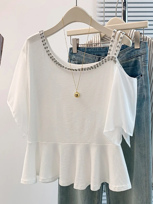 Korean Style Short Sleeve T-Shirt Summer New Design Sensation Belly Cover Versatile Age Reduction Women's Cotton Linen Tee
Korean Style Short Sleeve T-Shirt Summer New Design Sensation Belly Cover Versatile Age Reduction Women's Cotton Linen Tee