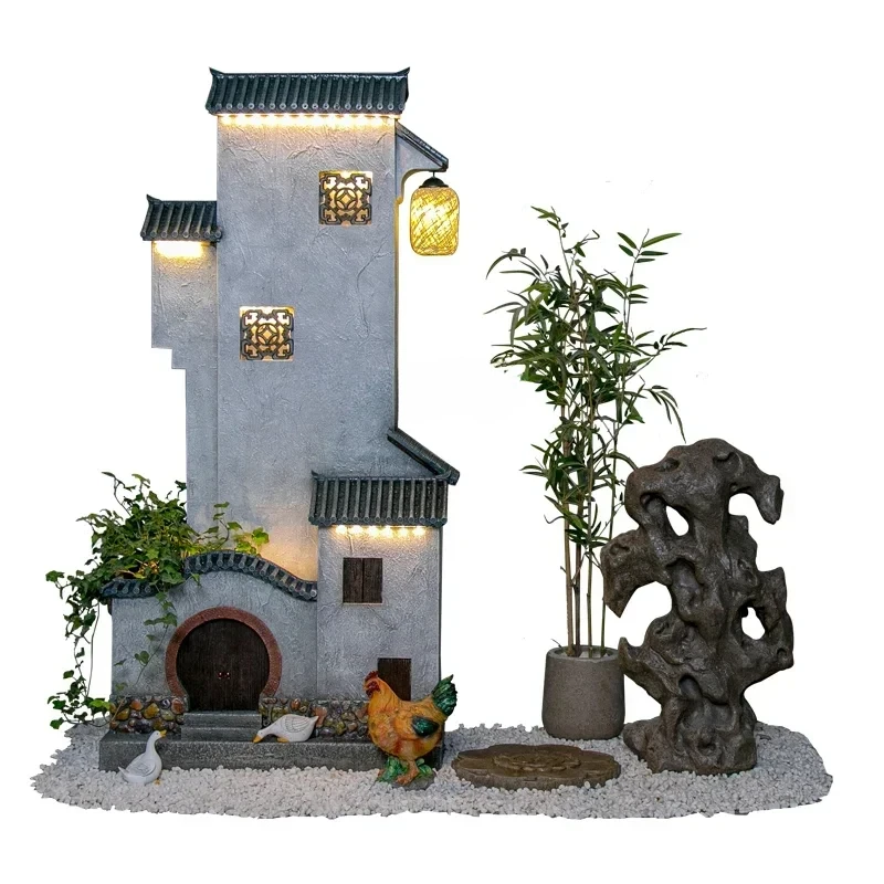 New Chinese landscaping landscape indoor simulation bamboo green plants entrance window ornamentHY
New Chinese landscaping landscape indoor simulation bamboo green plants entrance window ornamentHY