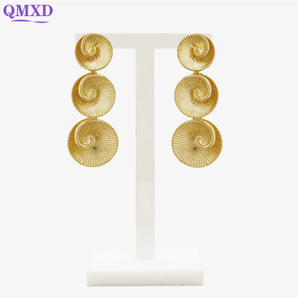 Fashion Gold Color Long Drop Earrings Copper African Dubai Hollow out Earring Daily Wear Gift Party Anniversary Jewelry
Fashion Gold Color Long Drop Earrings Copper African Dubai Hollow out Earring Daily Wear Gift Party Anniversary Jewelry