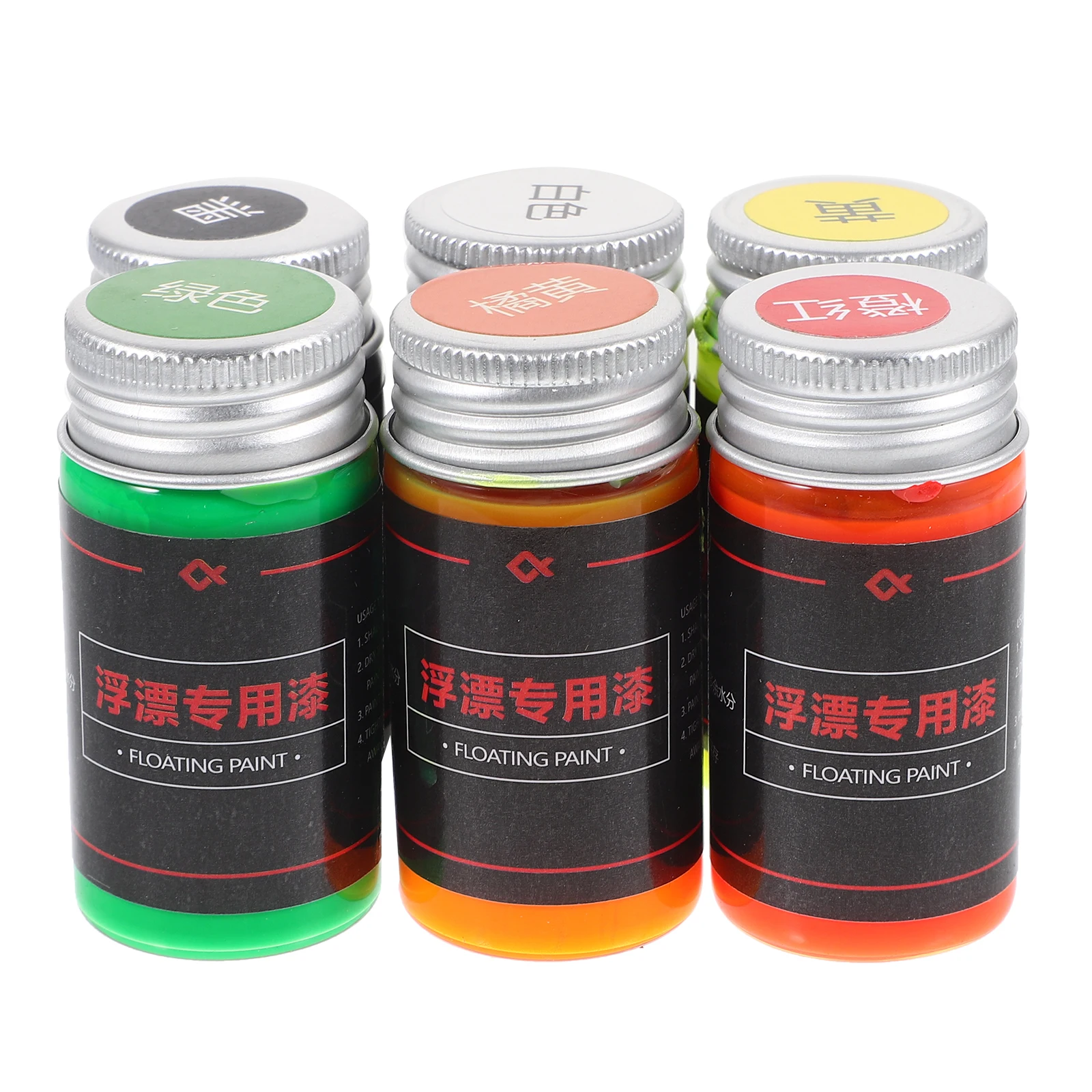 6pcs Fishing Float Paint Oil 30ml Fluorescent Repair Lure Yellow Black White Equipment
6pcs Fishing Float Paint Oil 30ml Fluorescent Repair Lure Yellow Black White Equipment